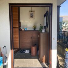 壁や床を壊すことなく施工が可能です。